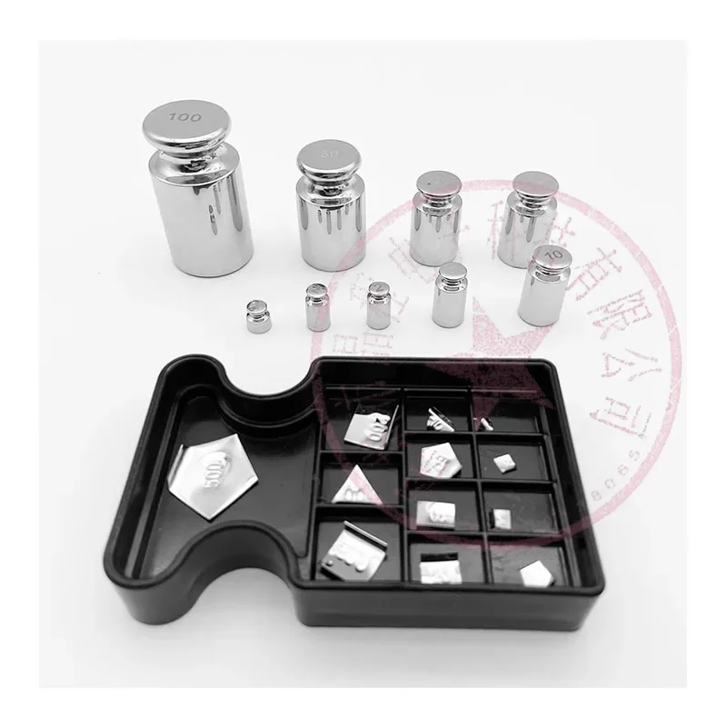 21pcs set 1mg-100g Stainless steel Milligram Calibration Weight Set weight block