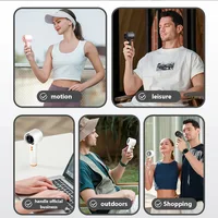 Portable Handheld Fan Air Cooler LED Display Rechargeable High-Speed Turbo Fan Mini Electric fan Outdoor Travel Hand Cooling fan 6