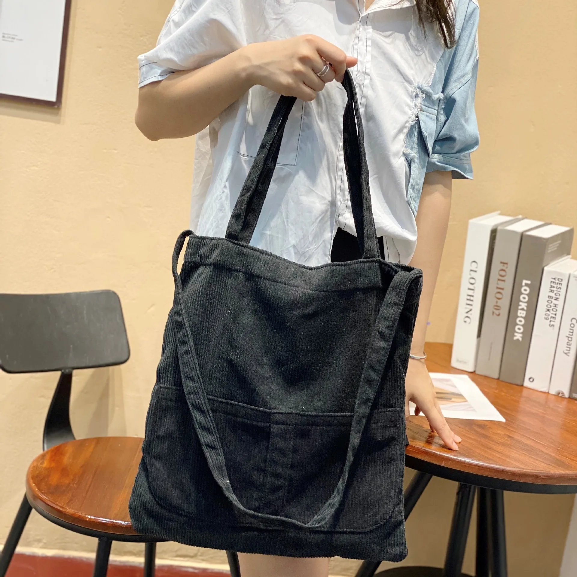 SCOFY FASHION Minimalist tote bags for women cute purses and handbags school bookbag for girls shopping travel shoulder bag