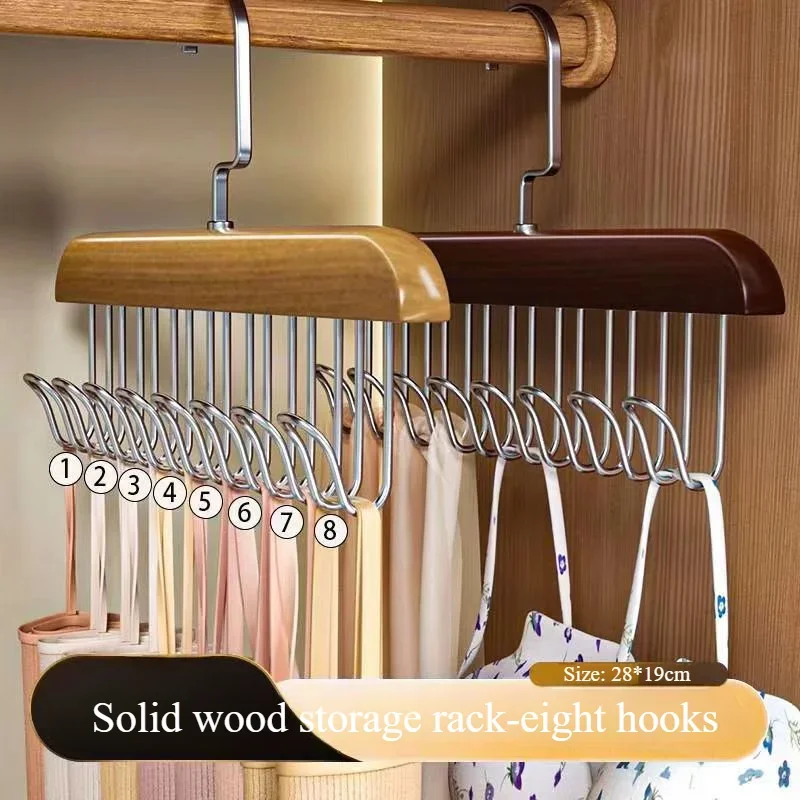 Wooden Belt Rack Women Storage Hangers For Clothes Case Home Wardrobe Accessories Scarf Organizer Men Tie Belt Hangers