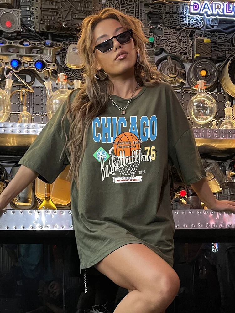 【SCENERITY】Chicago Over Short Sleeve Tee chicago over short sleeve tee(WHITE) - SCENERITY | 60