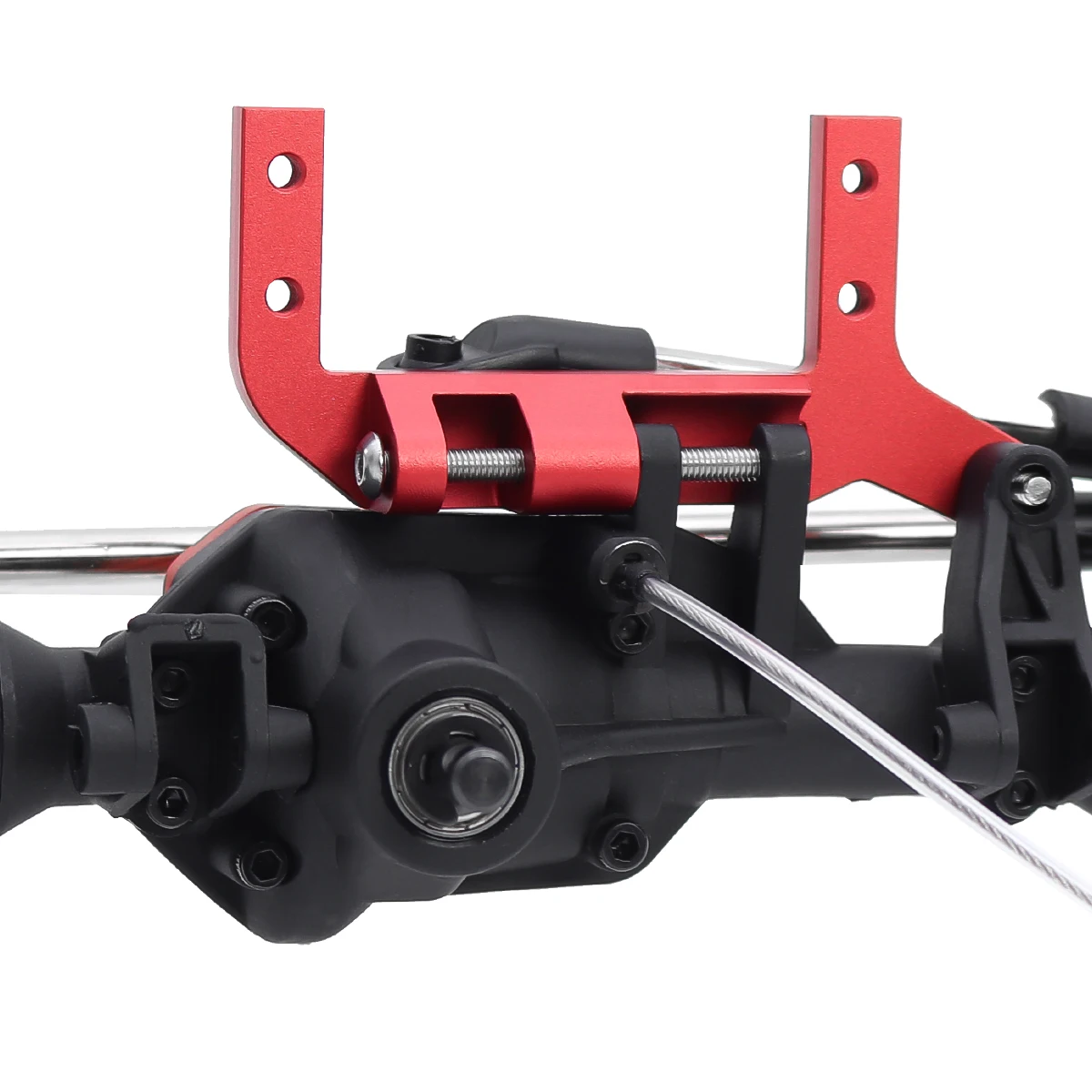 RCGOFOLLOW CNC Aluminium Alloy Servo Mount Brackets Stand Fit TRX-4 Axle Bracket For 1/10 RC Crawler Car Upgrade Parts