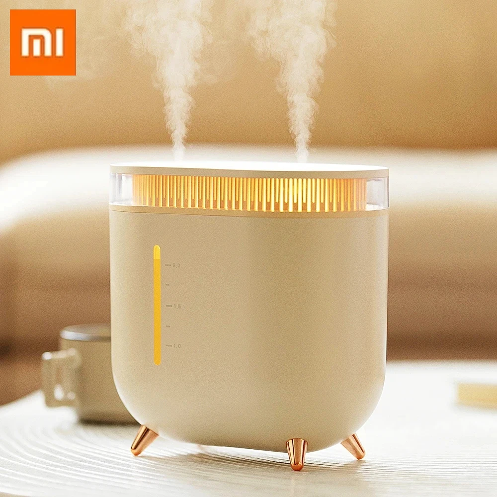 

2L Dual Nozzle Home Room Desktop Electric Fragrance Air Humidifier USB Charging 3600mAh Battery Operated Wireless Aroma Diffuser