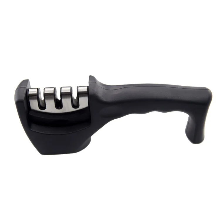 Enhanced 3-Stage Handheld Knife Sharpener with Non-Slip Base