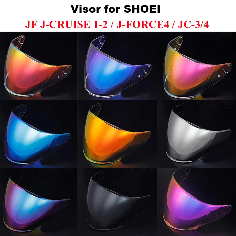 Casco Shoei Jf Half Casco Visiera Adatta Per J-Cruise 1 J-Cruise 2 J-Force 4 Cj-2 Shield Viseria Capacete Moto Base Accessori