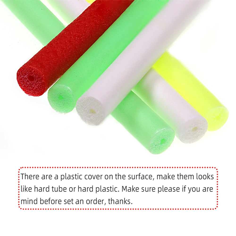 12PCS/Pack 4mm High Density Cylinder Foam with Center Hole for Fishing Float Making Fly Tying Rig Making DIY etc..