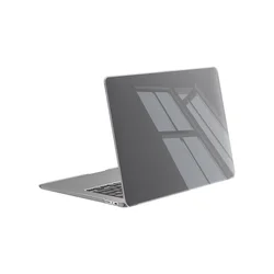 Matte Protective Hard Case for MacBook Air 13.6 Inch (Transparent Black)