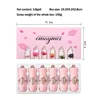 6Pcs/Box Crystal Clear Flower Jelly Lip Balm Kits Set Temperature Color Changing Lipstick Moisturizer Vitamin E Beauty Health 4