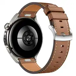 Premium Leather Watchband - 22mm Strap with Quickfit Button Bracelet for 22mm (C)