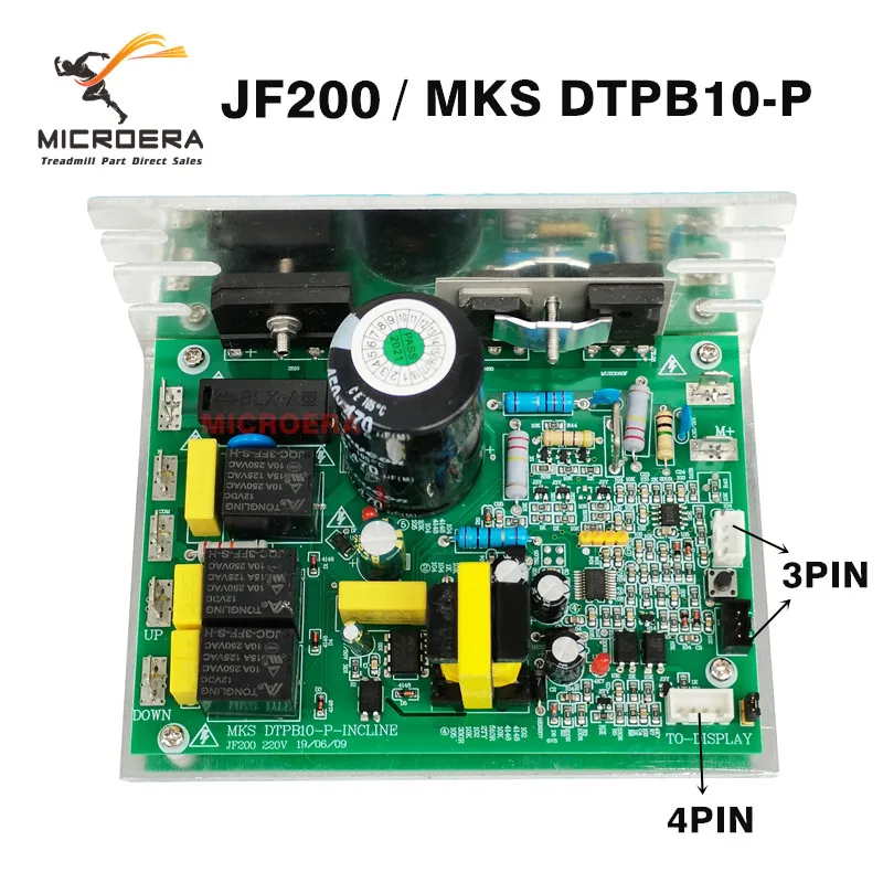MKS DTPB10-P-INCLINE 런닝머신 모터 컨트롤러 MKS DTPB10-P JF200 런닝머신 마더보드, 회로 기판, 드라이버 보드, PCB용
