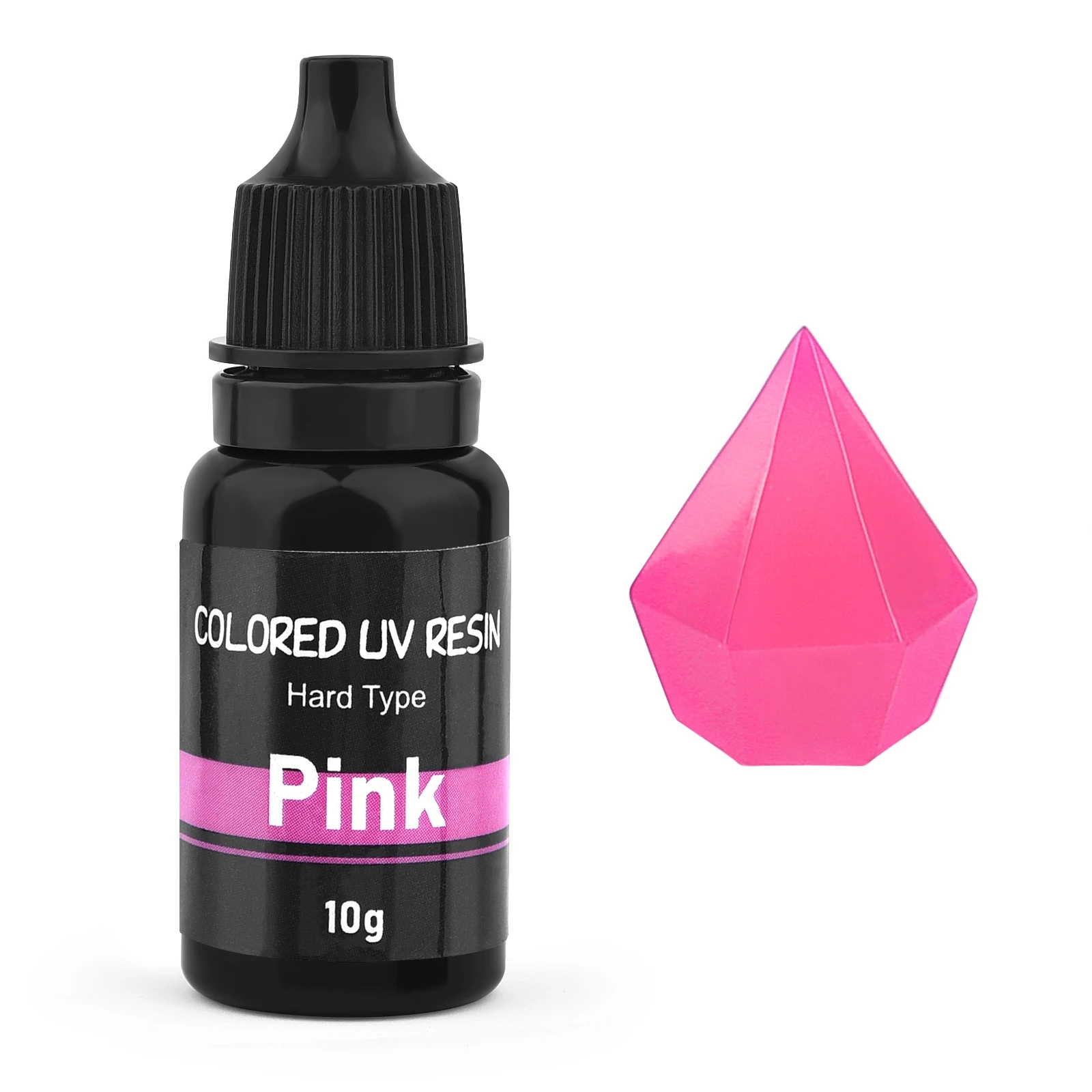 UV Resin Glue 17 Colors 10ml Epoxy Glue Hard Ultraviolet Curing DIY Jewelry Making