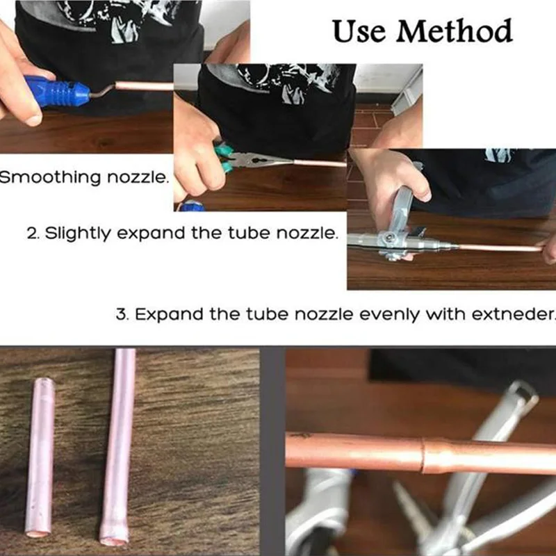 Air Conditioner Tube Expander Copper Pipe Tube Expander Aluminum Tubing Cutter Manual Refrigeration Copper Pipe Repair Tools