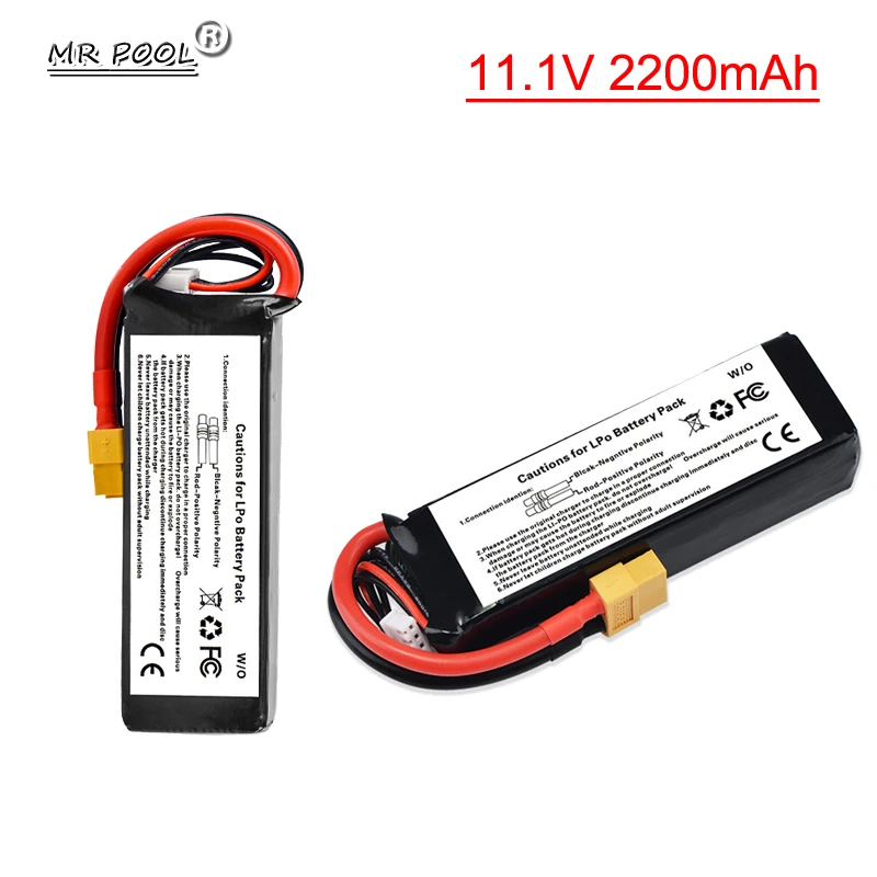 

Аккумулятор Lipo 11,1 В 2200 мАч 3S XT60 для Walkera Runner 250 250-Z-26, вертолет с дистанционным управлением, Квадрокоптер