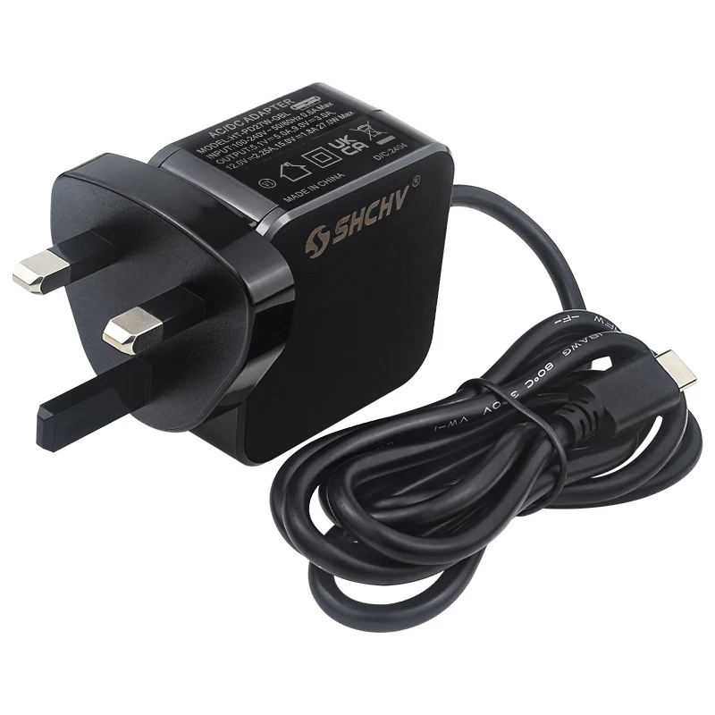 Raspberry Pi 5 Power Adapter PD 27W 5.1V 5A USB-C Power Supply EU US UK Plug Cha