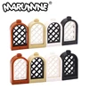 Marumine Building Blocks City Parts 1x2x2 2/3 Window 20PCS Compatible with 30046 30044 MOC House Bricks Street View Accessories 1