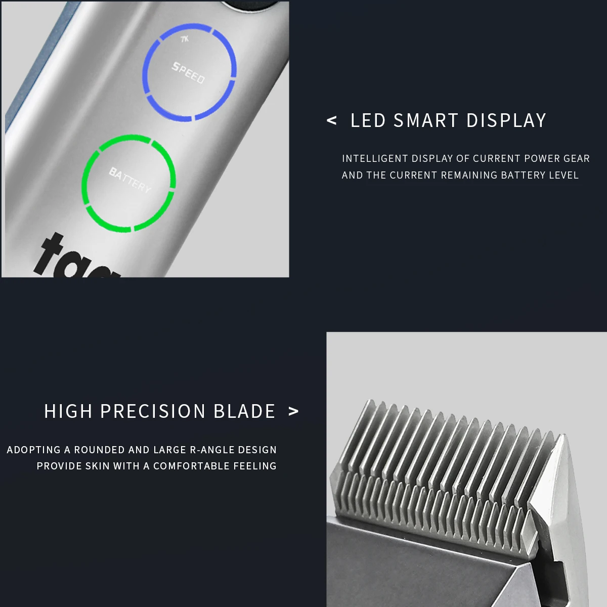 TAA Dog Electric Clippers Sets Professional Pet Grooming Clipper for Dog Pet Hair Clipper Accessories Metallurgy Steel Blade U1
