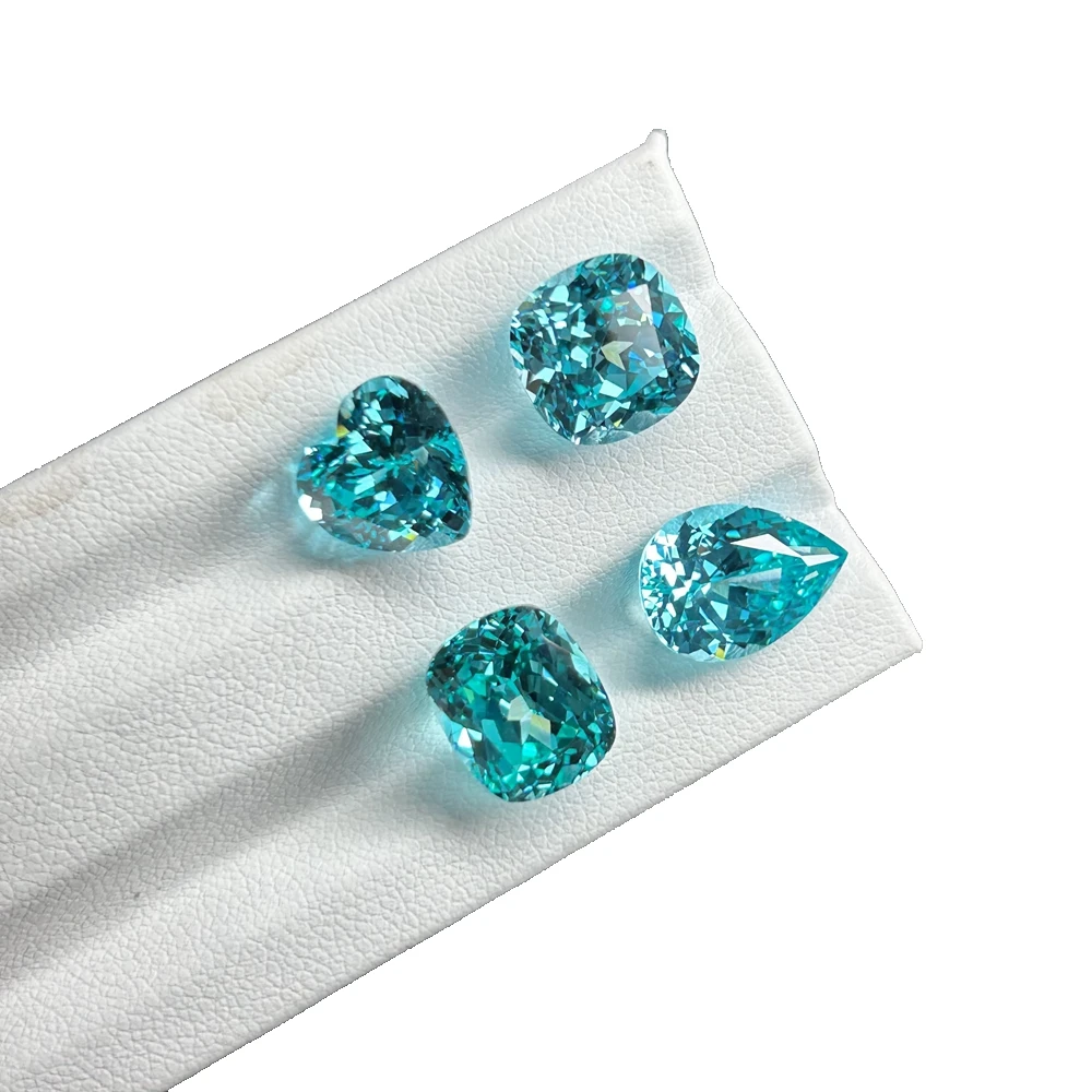 Meisidian New Oval Cut Muslimab Lab Ha Creato Gemme Sciolte Di Paraiba Idrotermale