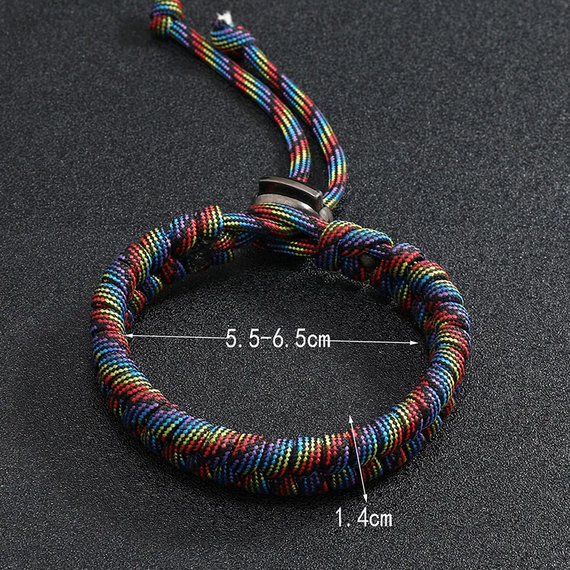 Noter Handwoven Paracord Survival Bracelet Homme Adjustable Punk Jewelry For Men Father's Day Moda Masculina Pulseras Hombre - Image 5
