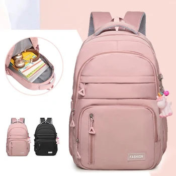 1pc Large-capacity College Students Lightweight Spine Bag, Outdoor Sports Travel Lovers Backpack, With Computer Pocket Inside 1