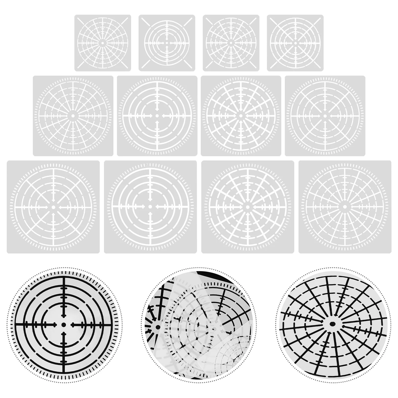 Delicate Stencils Convenient Dot Stencils Diy Templates Diy Supply