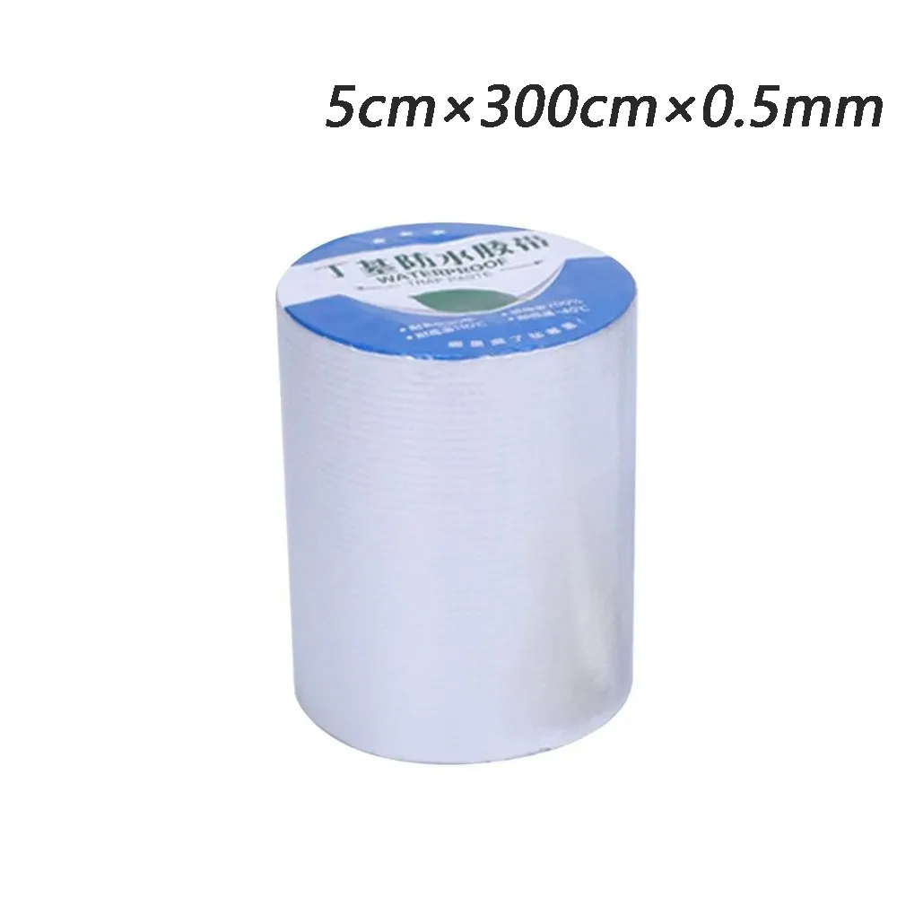 Cinta Impermeable Resistente a Altas Temperaturas, Cinta de Aluminio Gruesa para Sellado, Cinta Antifugas para Reparación de Techos