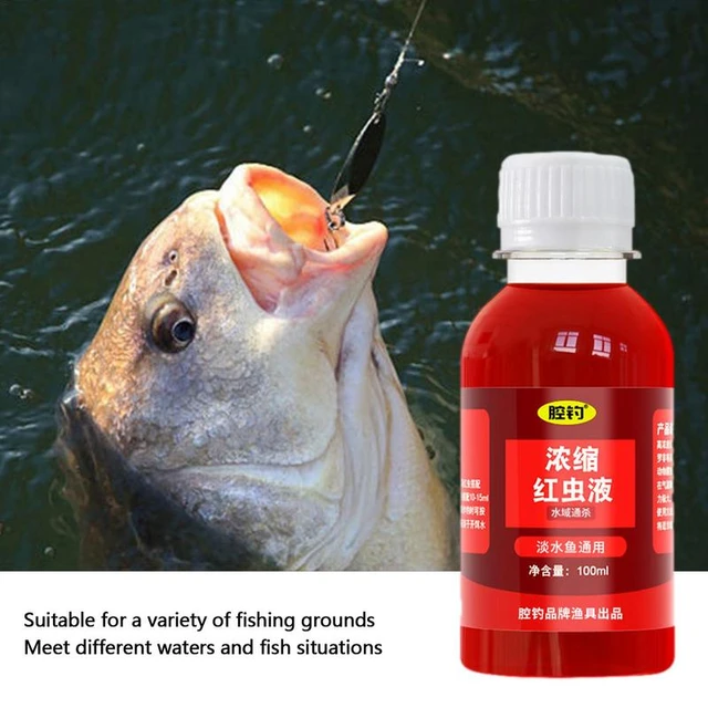 High Concentration Fish Bait 100ml Red Worm Concentrate Liquid Concentrated  Fishing Baits Safe Effective Fish Bait Attractant - Fishing Lures -  AliExpress