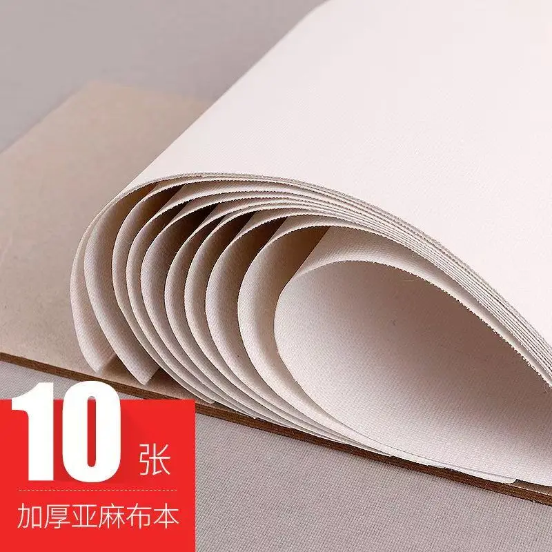 Oil Painting Canvas Cotton Paper can be torn by hand Acrylic Painting Blank Pigment Board 10pcs/book A3 A4 A5