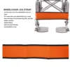 Wheelchair Calf Strap Wheelchair Leg Restraint Strap Leg Improve Stability Oxford Cloth Foot Protector Belt Orange 1