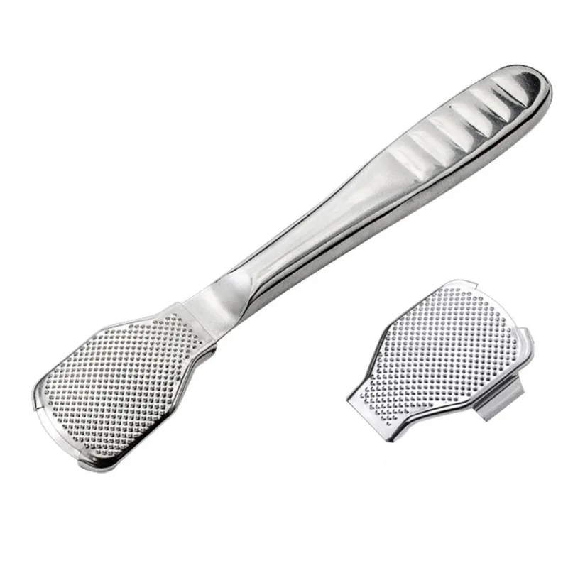 Foot Callus Shaver Heel Hard Skin Remover Stainless Steel Handle 10 Blades