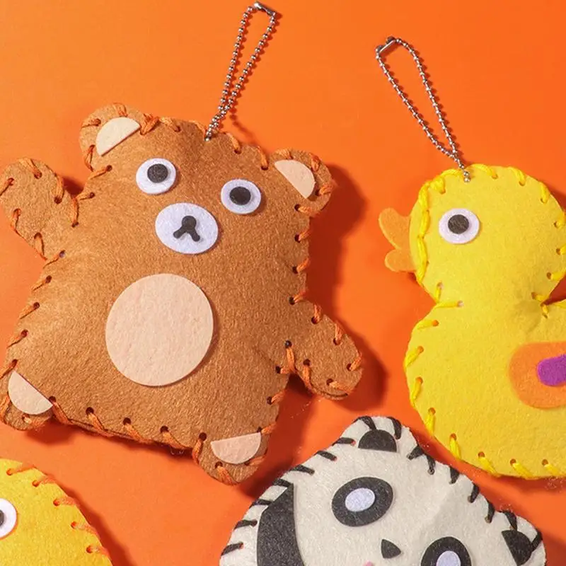 Kit Couture Feutre Pour Enfants 6-12 Ans – 12 Animaux à Créer Soi-même, Activité Manuelle Sans écran