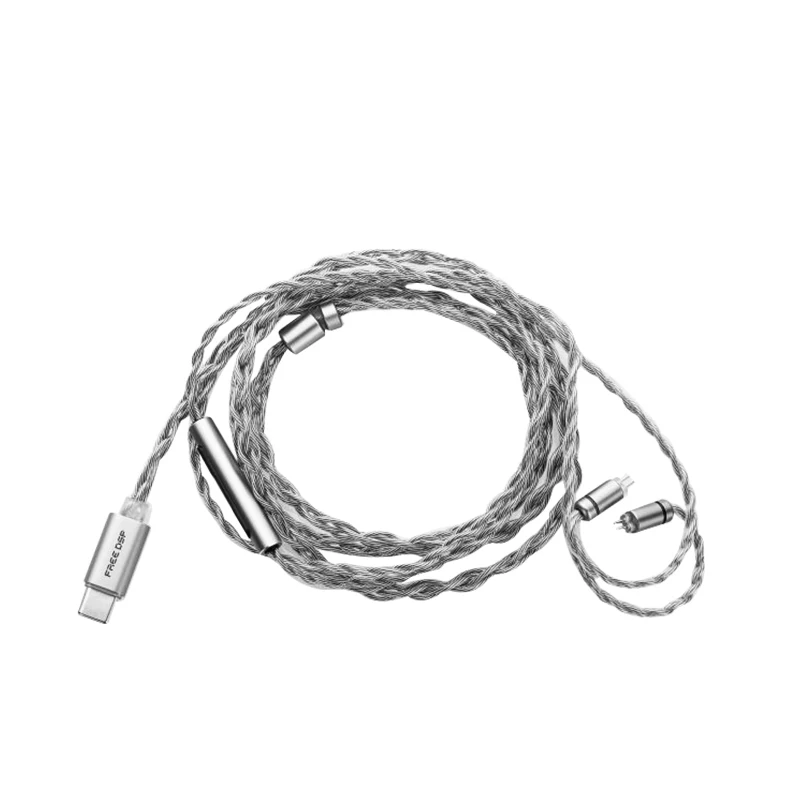Moondrop-usb-c Fone de Ouvido Upgrade Cabo Totalmente Equilibrado Saída de Áudio Dsp Cabo Livre