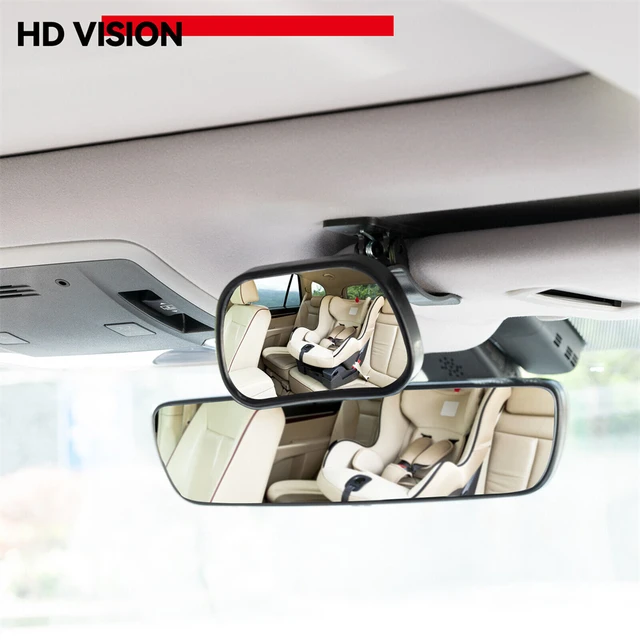 Espejo retrovisor de seguridad para coche de bebé, dispositivo para cuidado  infantil, Monitor de seguridad para niños, vista de asiento trasero -  AliExpress