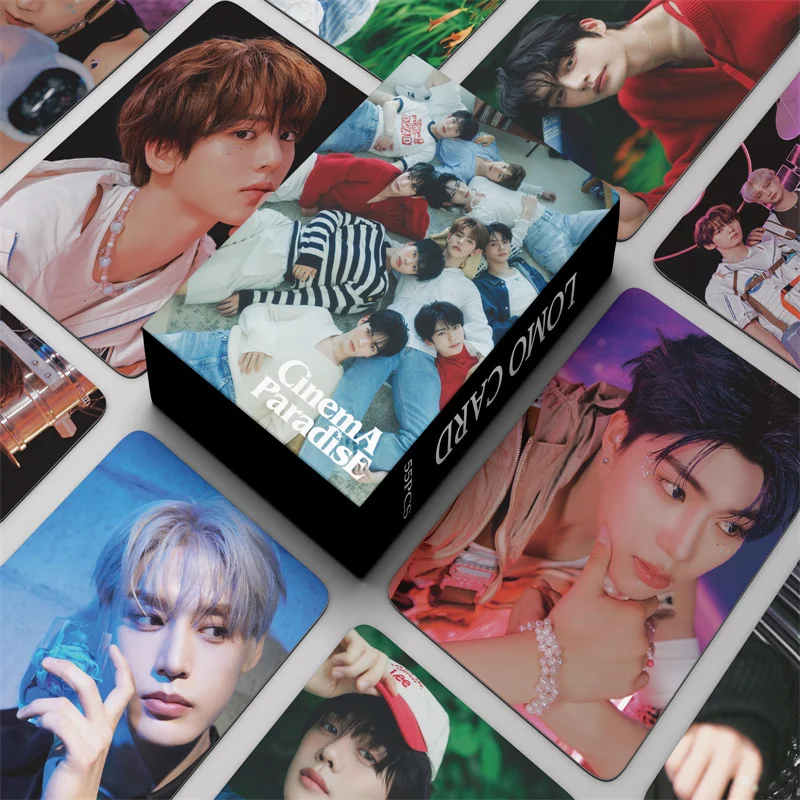ZB1 Album CINEMA PARADISE LOMO Card GOOD SO BAD Beautiful Photo Card Postcard 55pcs/set ZEROBASEONE Fan Collection Gift Ricky