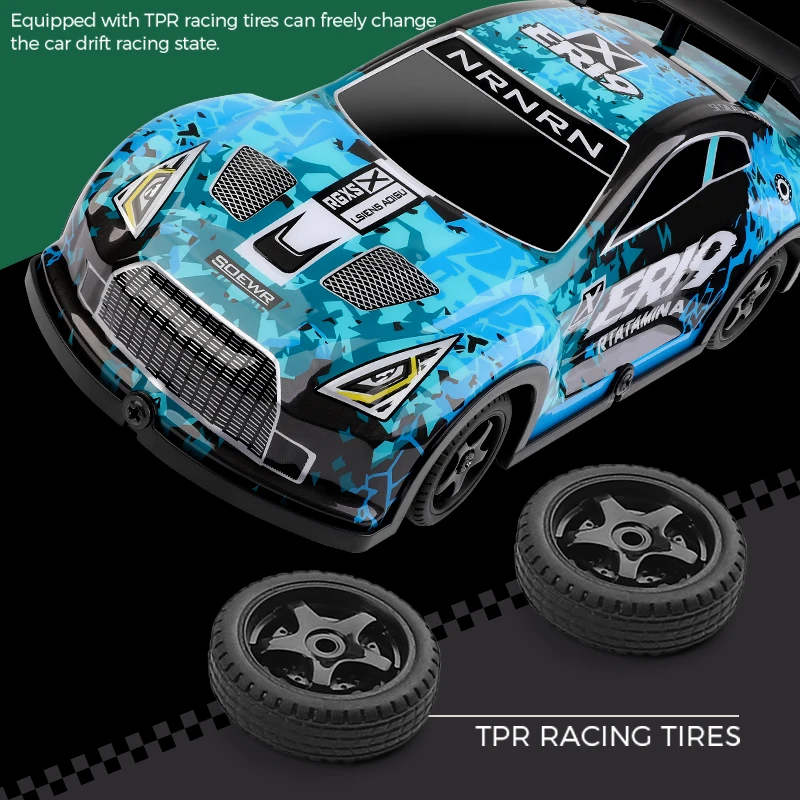 Remote Control 4WD Drift Car with LED Lights
