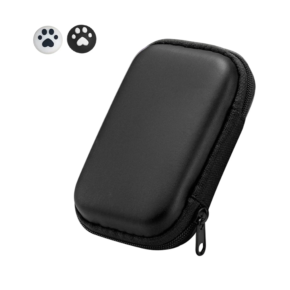 EVA Hardshell Waterproof Carrying Case with Joystick Caps for Retro Handheld Game Consoles