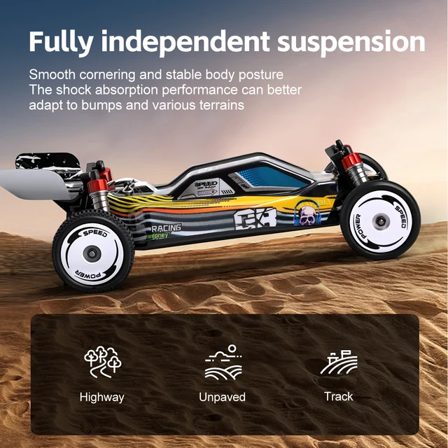 XKS WLtoys 244016 1:24 مقياس RC سيارة 2WD الكهربائية عالية السرعة 25 km/ساعة سباق الانجراف لعبة التحكم عن بعد سيارة للأطفال الأطفال 2