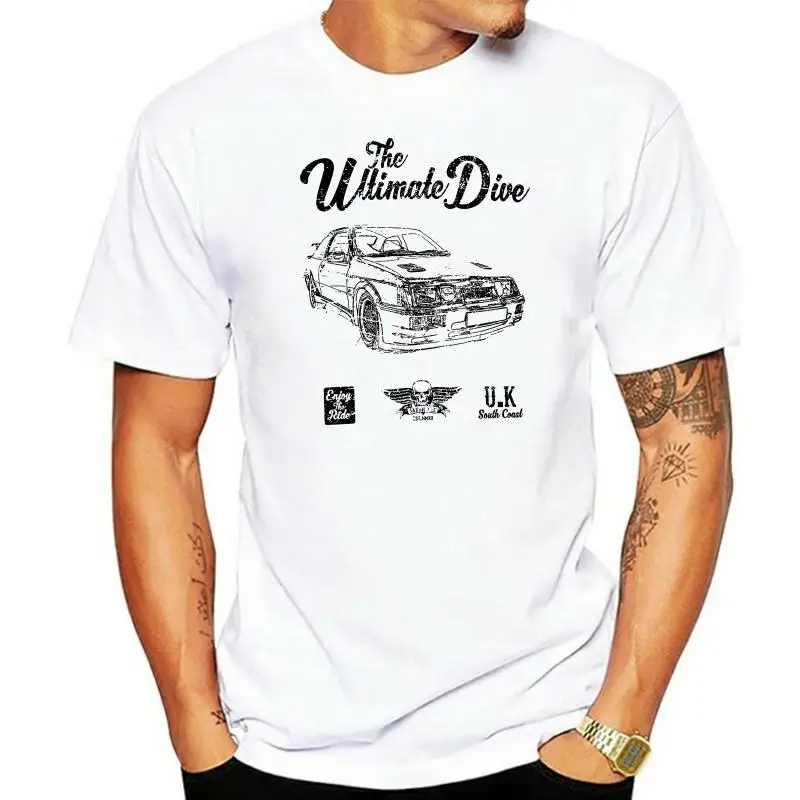 2022 Vendita Calda Estate Nuovi Uomini Top Jl Ultimate American Car Sierra Cosworth Rs500 Ispirato Sporter Car Art Design T-Shirt