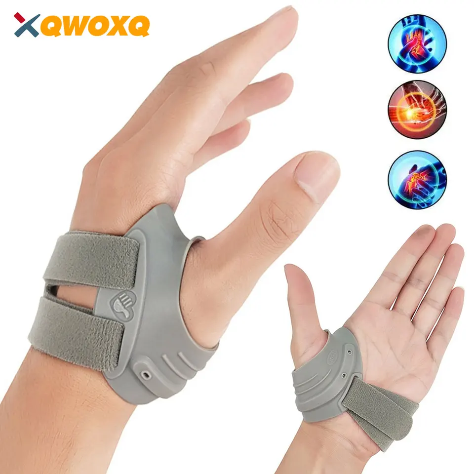 Fodera elastica per supporto per pollice da 1 pezzo - Protezione morbida per compressione del pollice per alleviare il dolore, artre, tendine, sport Fodera elastica per supporto per pollice da 1 pezzo - Protezione morbida per compressione del pollice per alleviare il dolore, artre, tendine, sport