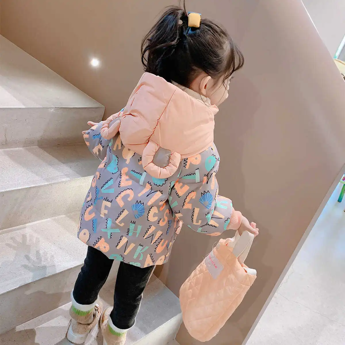 

Girls Baby's Kids Coat Jacket Outwear 2022 Down Velvet Thicken Winter Autumn Overcoat Top Outdoor Teenagers Children's Clothing