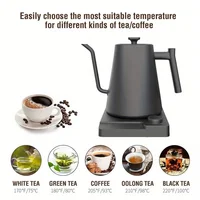 Bouilloire électrique à bec de cygne - Température constante intelligente, idéale pour le café et le thé préparés à la main, cafetière artisanale 2