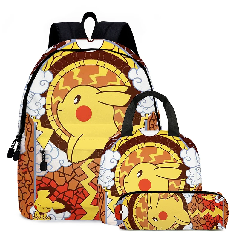 New Anime Pokeball Backpack Bento Bag for Boys Girls Kid Pokemon Pikachu  Cute Students School Bag Travel Bag Child Birthday Gift - AliExpress