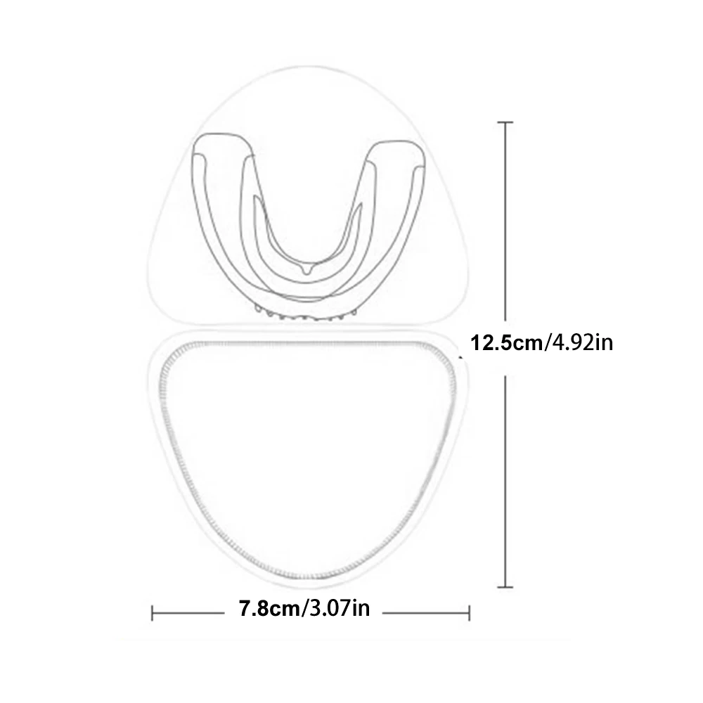 Adults Kids Three Stages Silicone Tooth Invisible Orthodontic Set Dental Appliance Teeth Retainer Mouth Guard Braces Tooth Tray