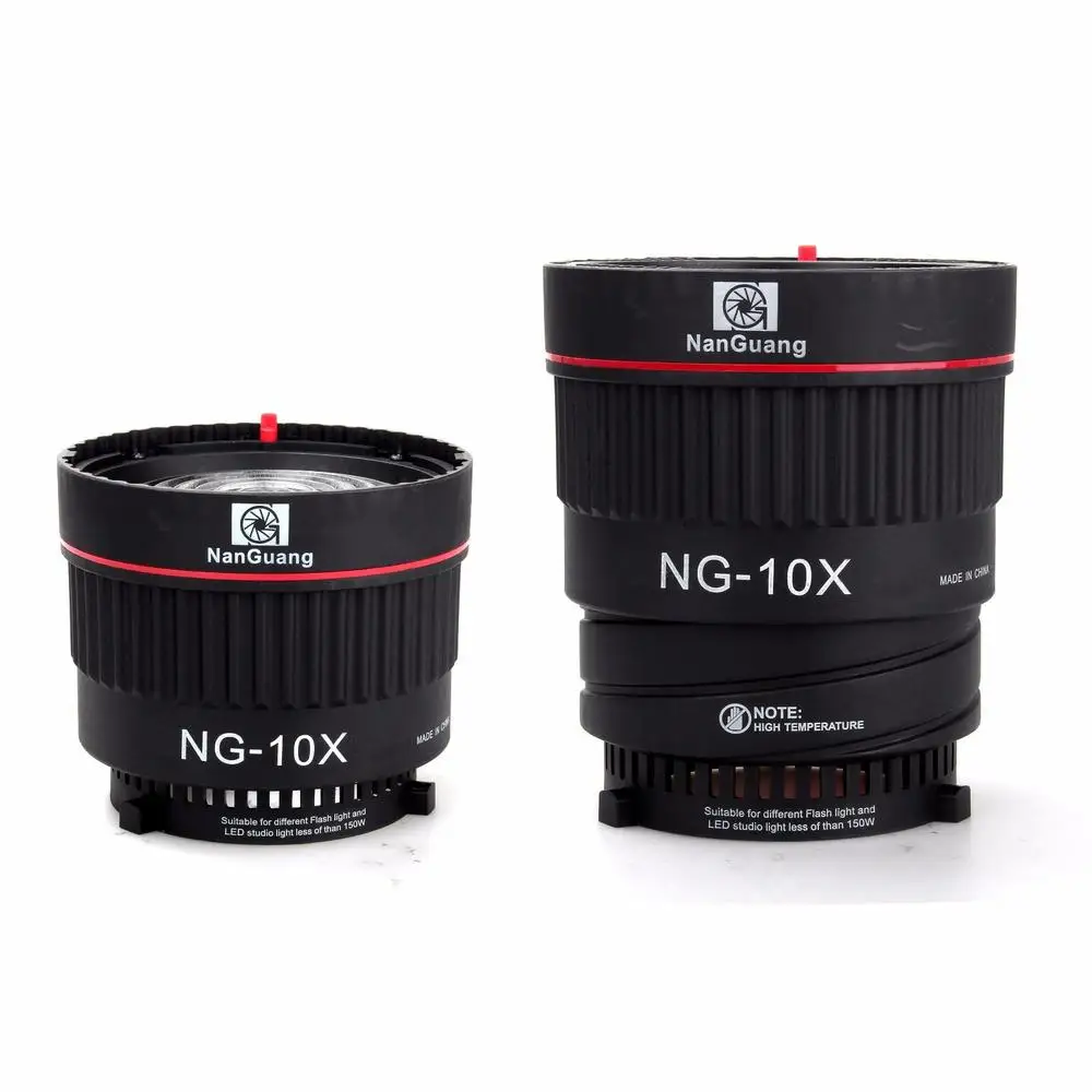 Nanguang NG 10X Fresnel Focusing Lens for LED Flash Studio Light Focus Lens Bowe