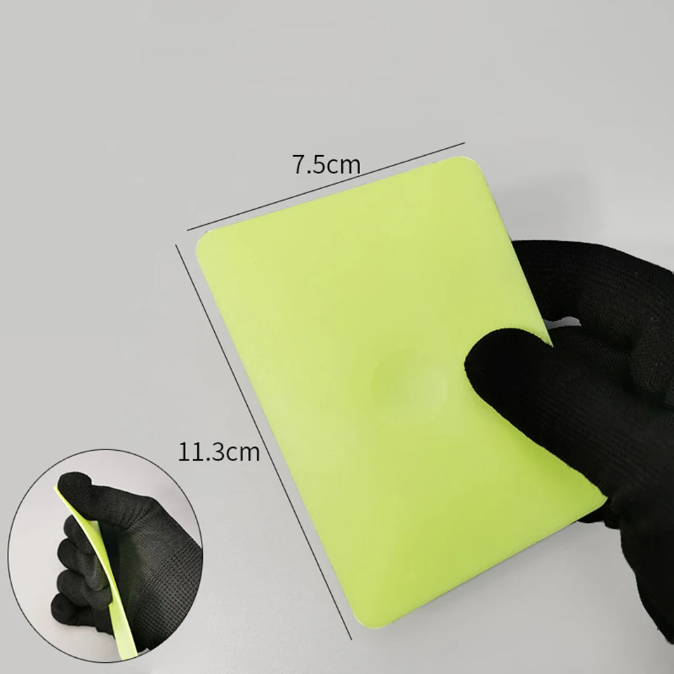 Weicher Trapezförmiger Vinyl-Wrap-Rakel, Doppelseitiger Vierkant-Rakel für Auto-PPF, Farbwechselfolie KLT-17 – Detail 7