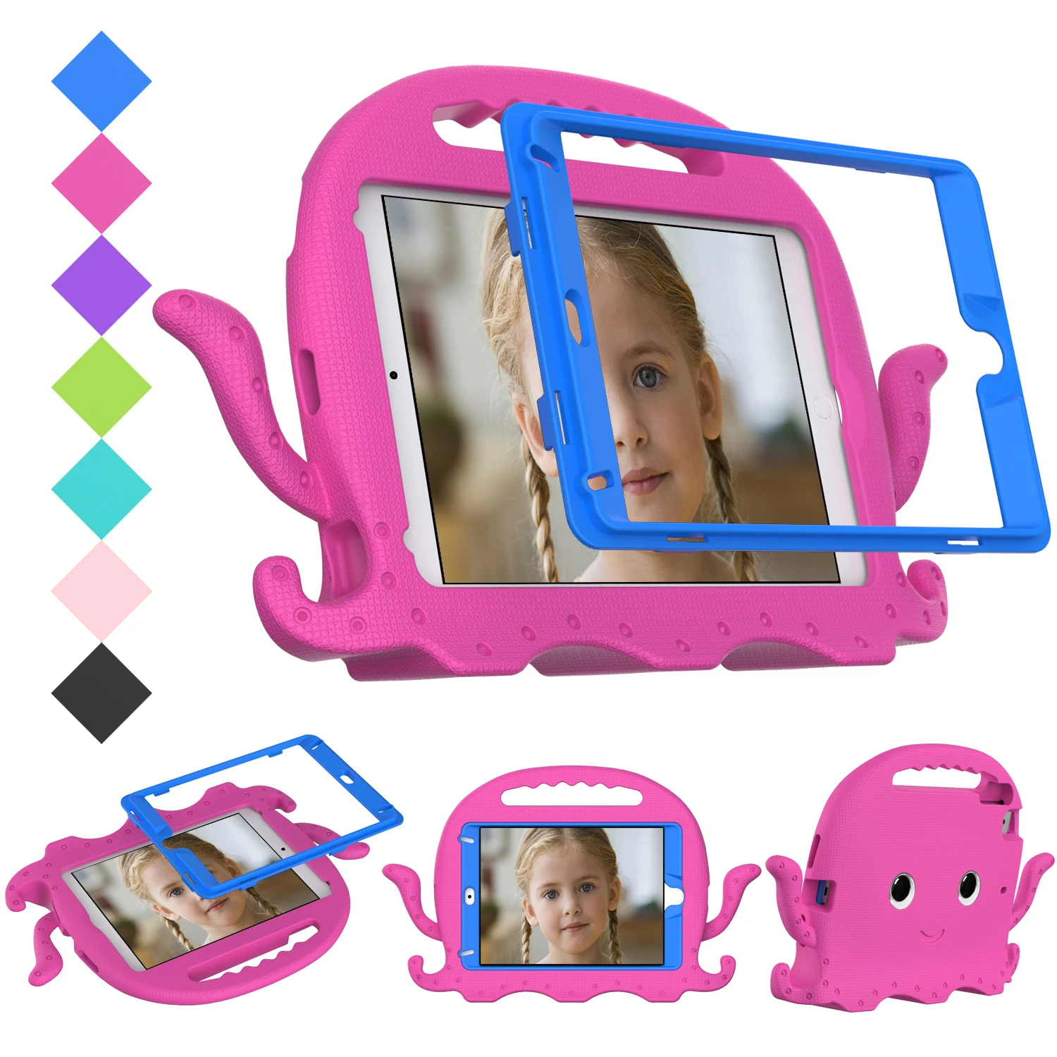 Octopuses EVA Kids Shockproof Tablet Cover