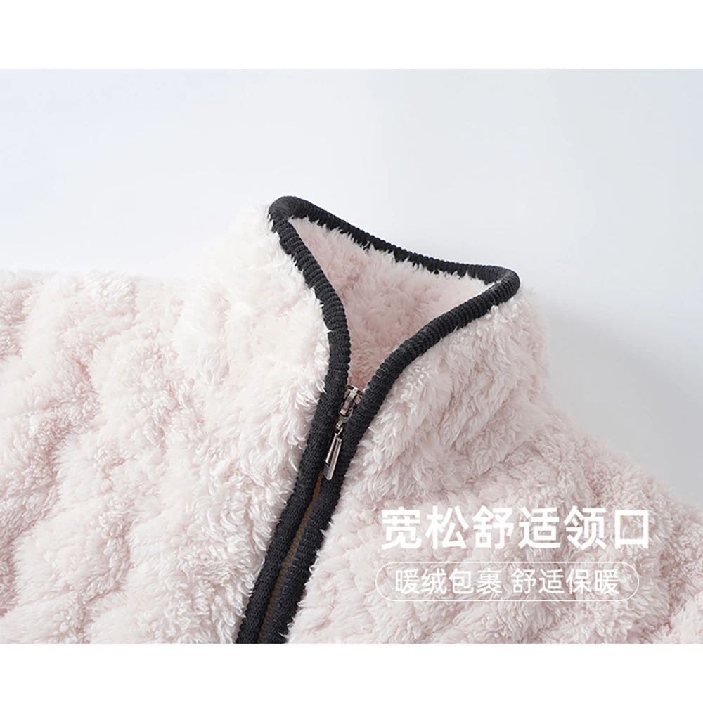 Antistatic 3-layer Super Thicken Warm Hooded Couple Sleepwear for Sleeping Men's Winter Pajamas Set Comfortable Pijama Hombre