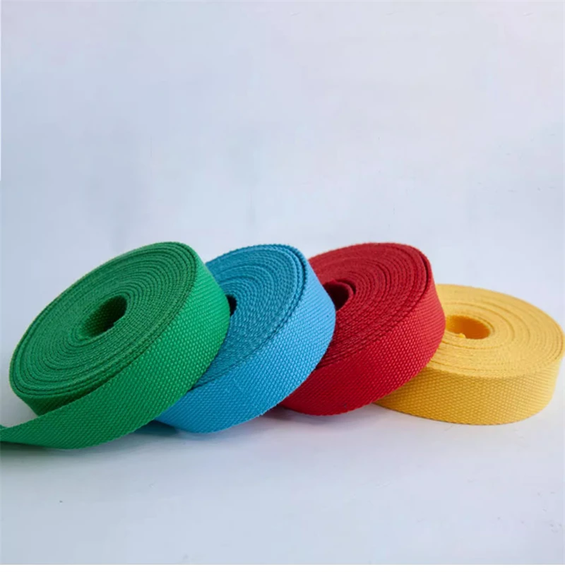 Webbing Craft Supplies 5 Yards 20/25/32/38/50mm Polyester Cotton Canvas Webbings for Backpack Strap Belt