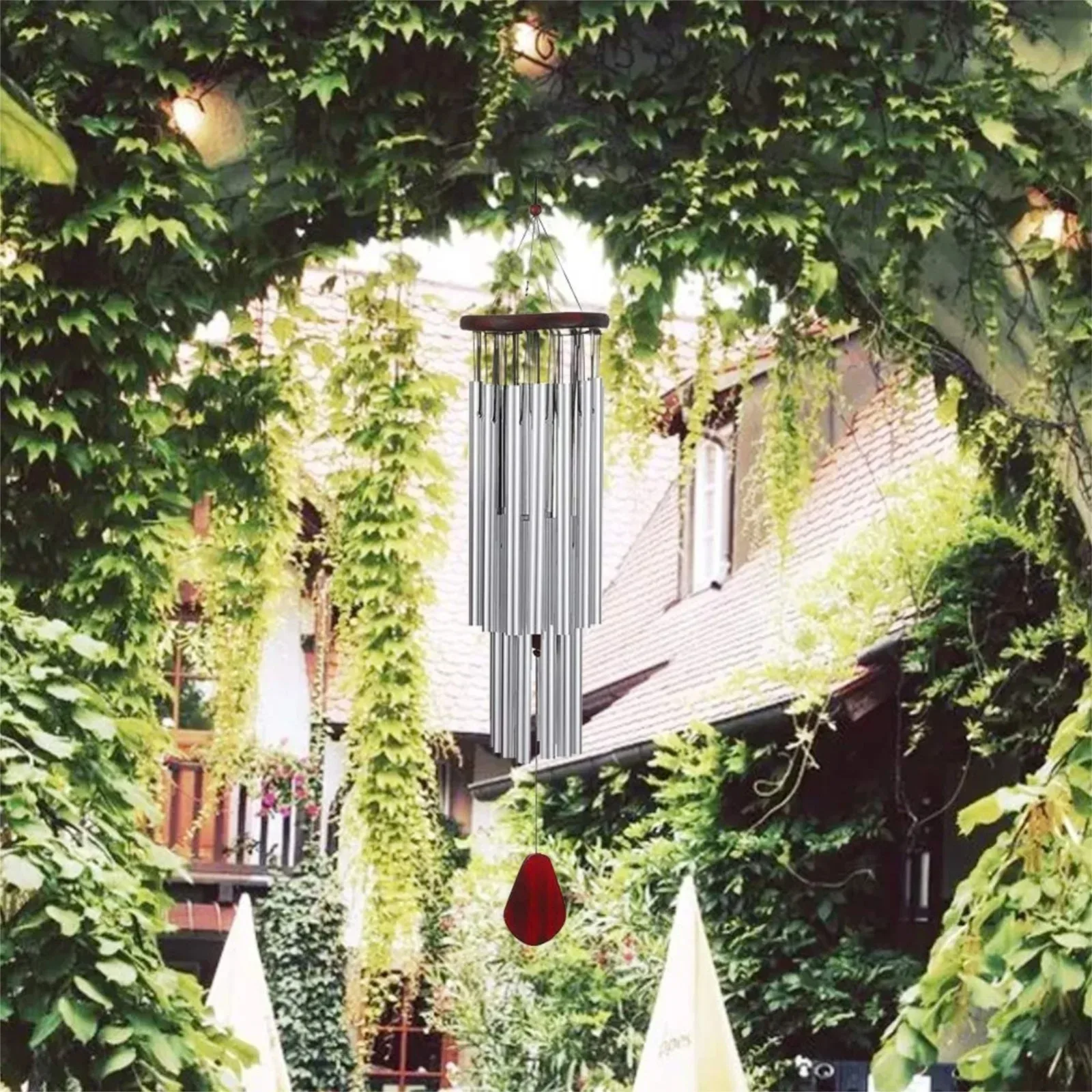 Outdoor Wind Chimes 27 Tubes Handmade Large Wind Chimes for Outside Tuned Hummingbird Aeolian Bells