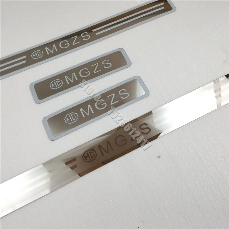 

Free Shipping Stainless Steel Door Sill Car Door Cover Outside Door Sill Protector Plate For MG Zs Ev 2021 2022 Car Styling