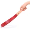 46.5CM Genuine COW LEATHER Leather Whip Handwork Make Ancient Wooden Handle,Riding Crop Party Flogger Whip 3